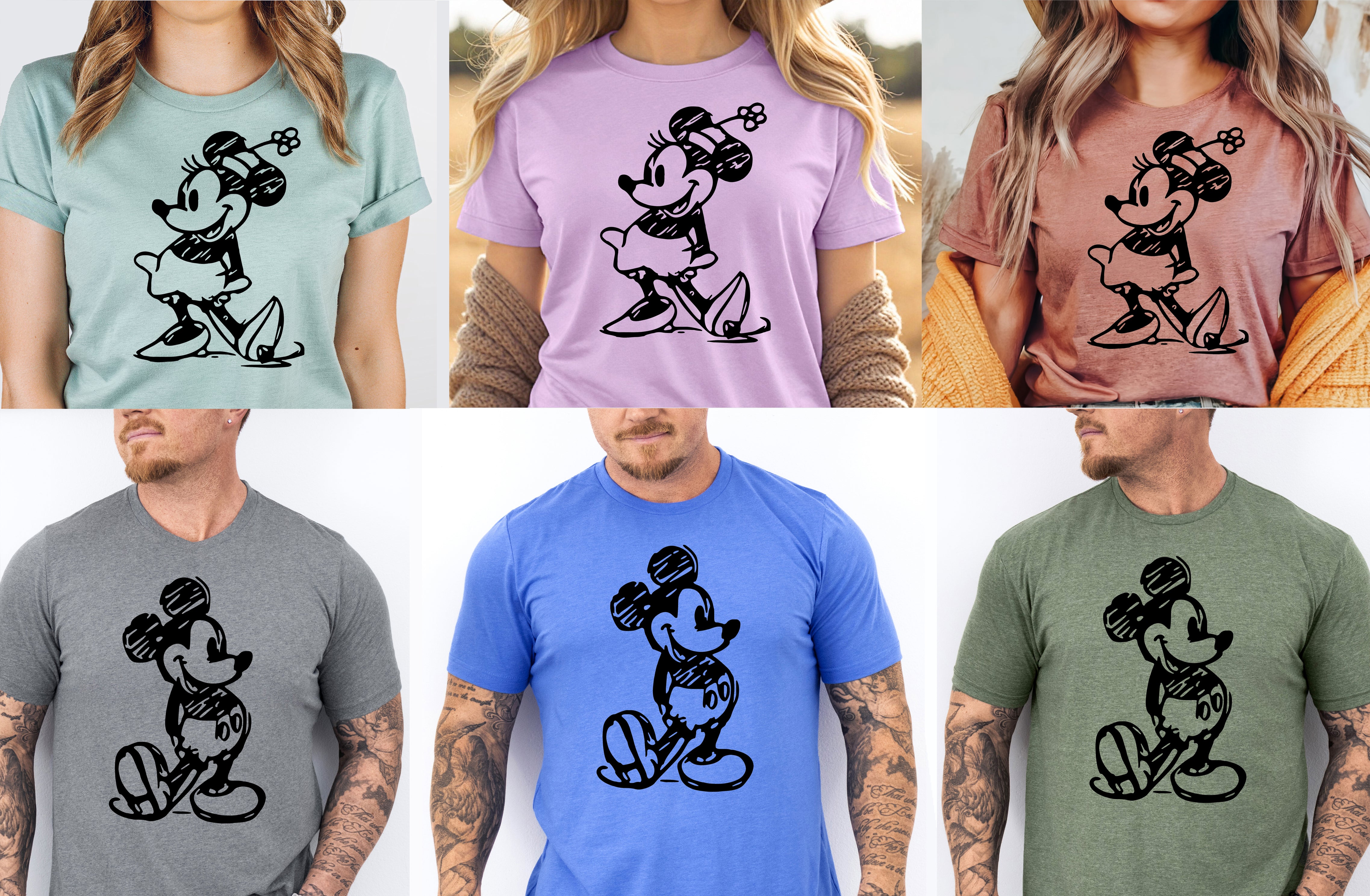 Mickey & Minnie Silhouette T-Shirt