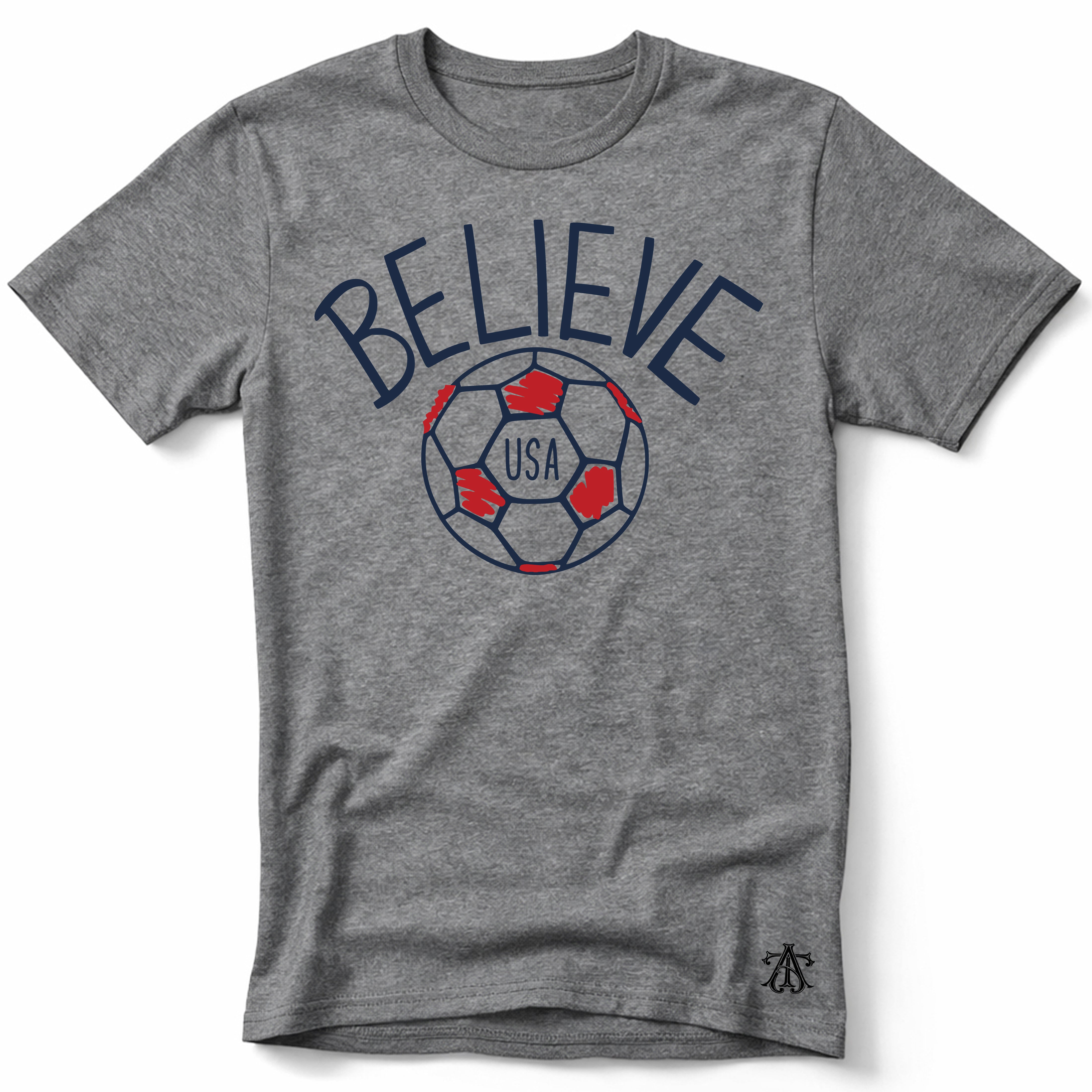BELIEVE, U.S Soccer T-Shirt | Premium Sports Graphic Tee for Men & Women