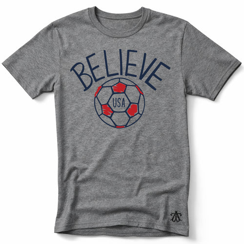 BELIEVE, U.S Soccer T-Shirt | Premium Sports Graphic T-Shirt