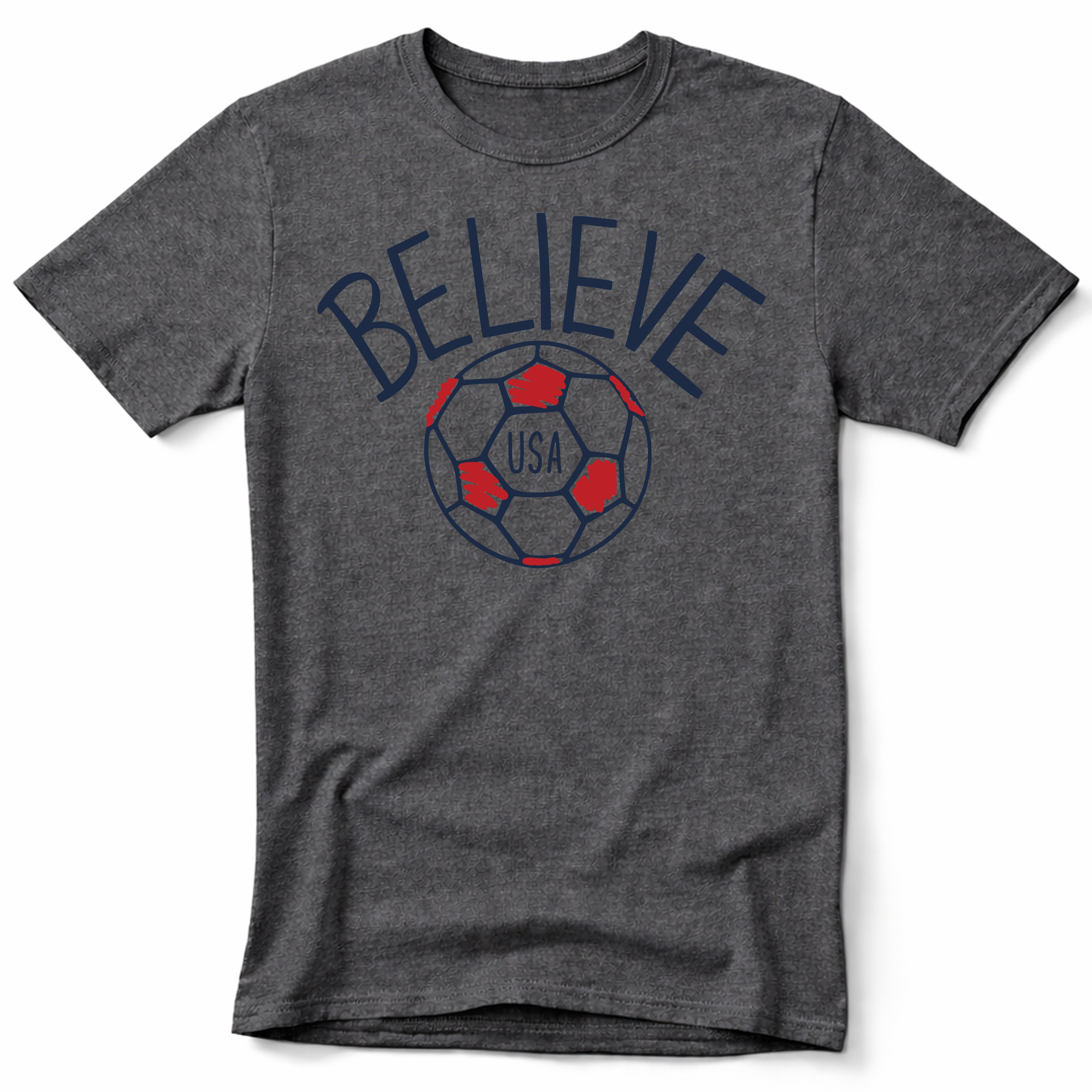 BELIEVE, U.S Soccer T-Shirt | Premium Sports Graphic T-Shirt