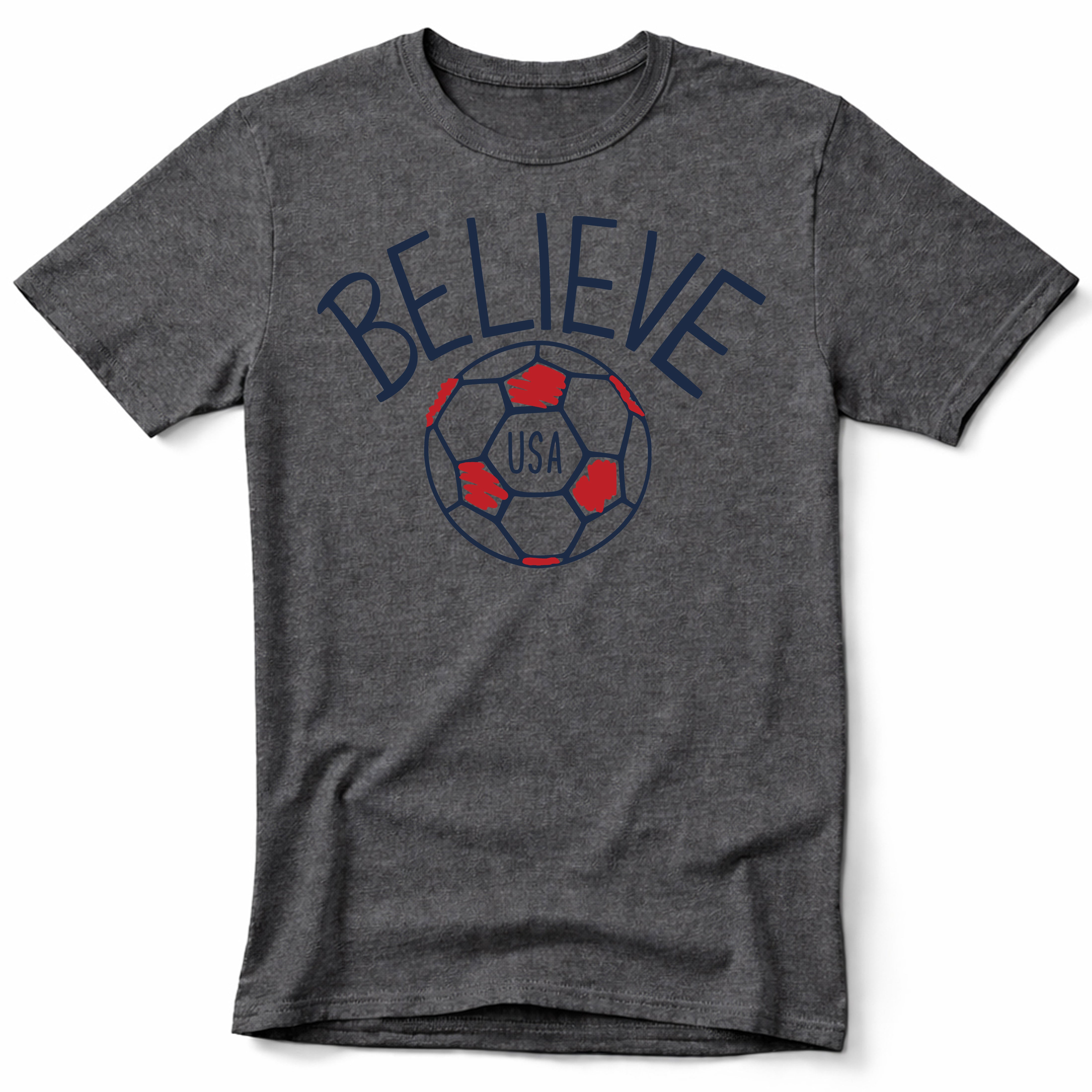 BELIEVE, U.S Soccer T-Shirt | Premium Sports Graphic Tee for Men & Women