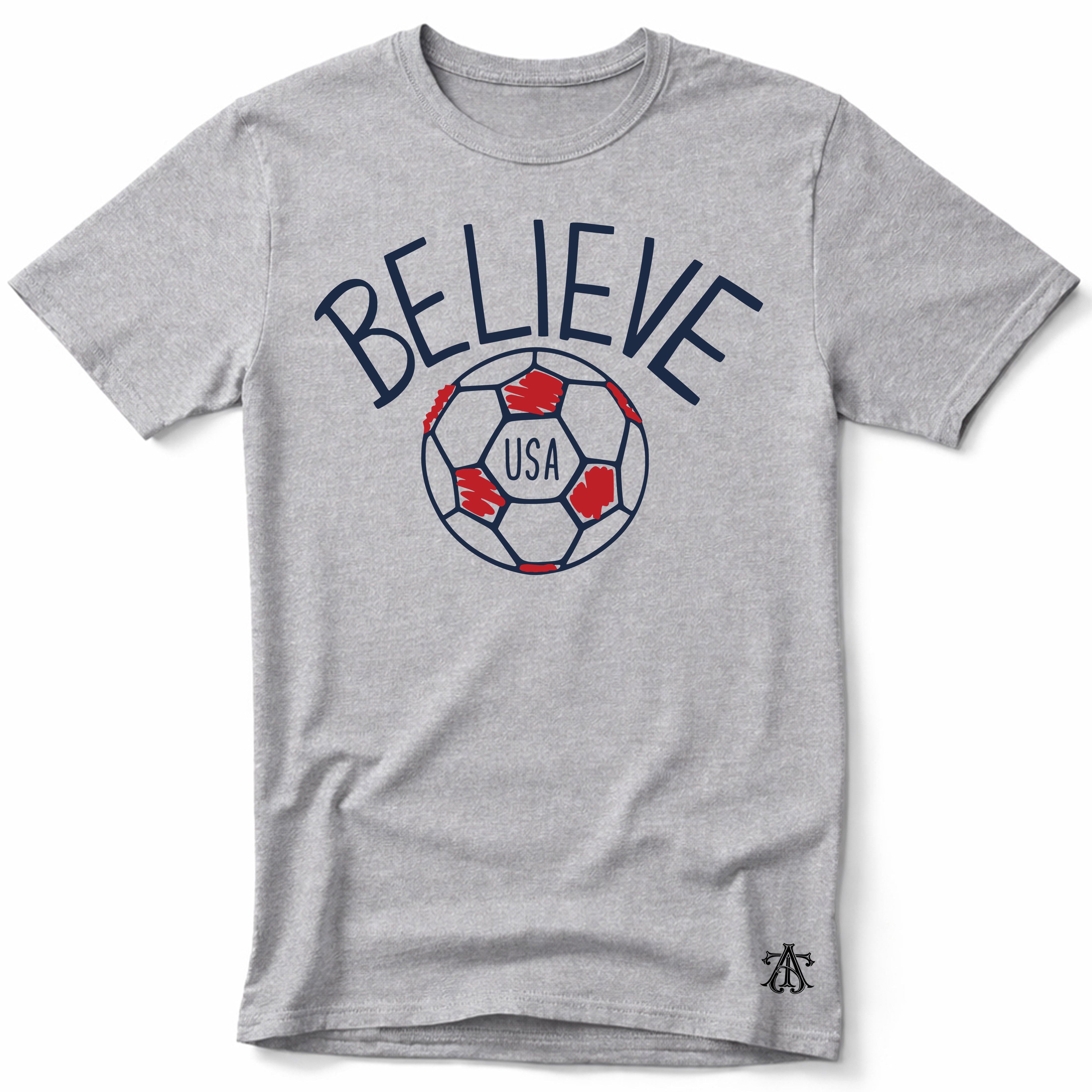 BELIEVE, U.S Soccer T-Shirt | Premium Sports Graphic Tee for Men & Women