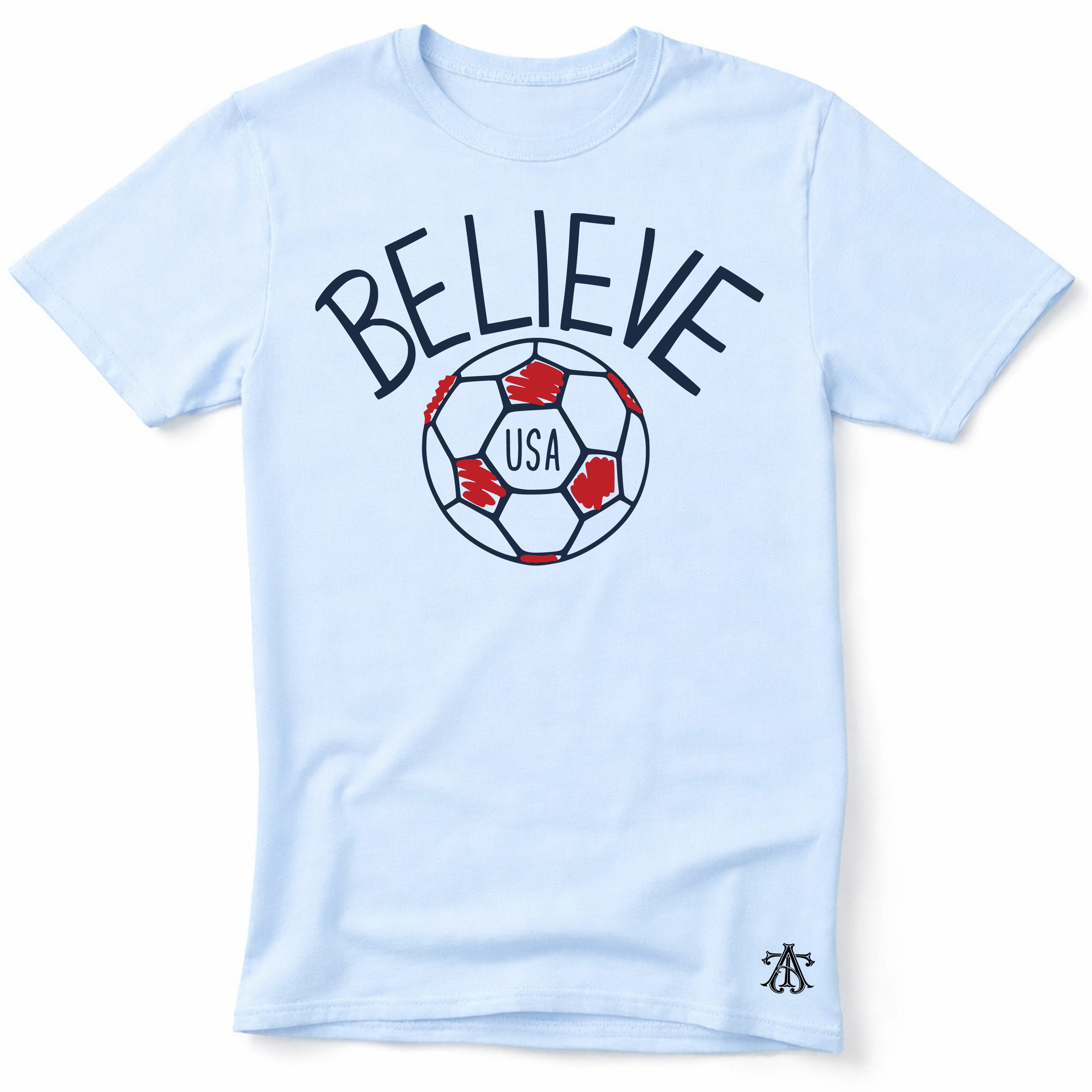 BELIEVE, U.S Soccer T-Shirt | Premium Sports Graphic Tee for Men & Women