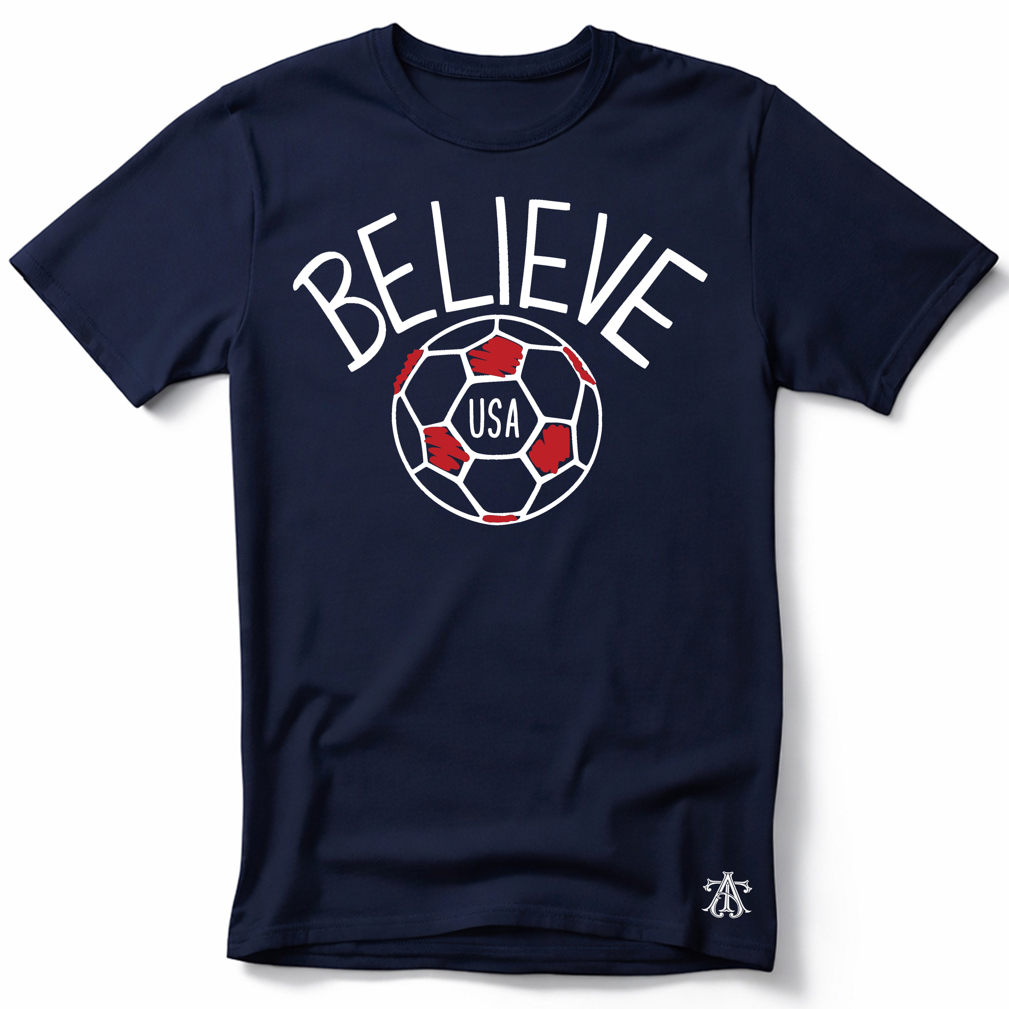 BELIEVE, U.S Soccer T-Shirt | Premium Sports Graphic T-Shirt