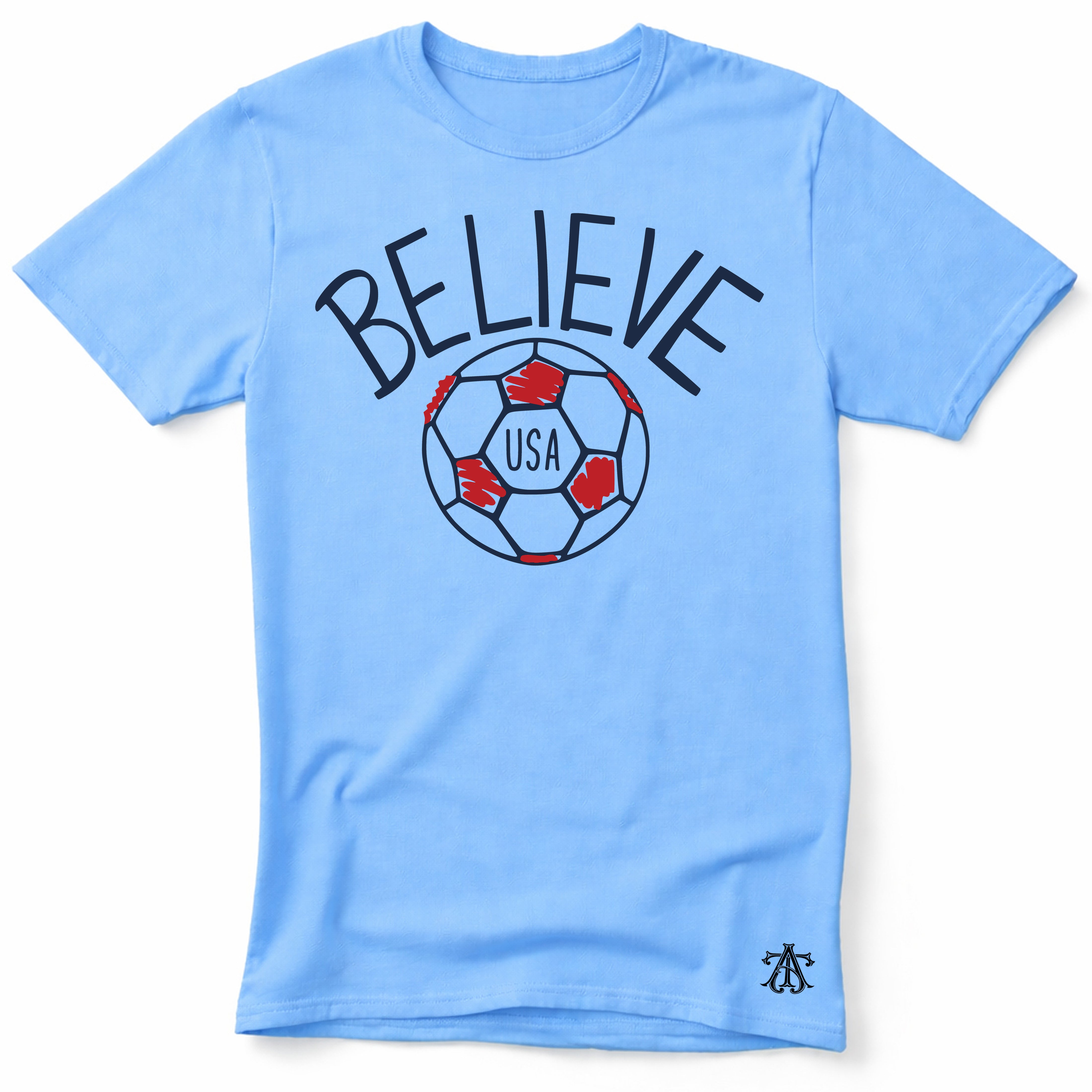 BELIEVE, U.S Soccer T-Shirt | Premium Sports Graphic Tee for Men & Women