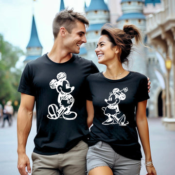 Mickey & Minnie Silhouette T-Shirt