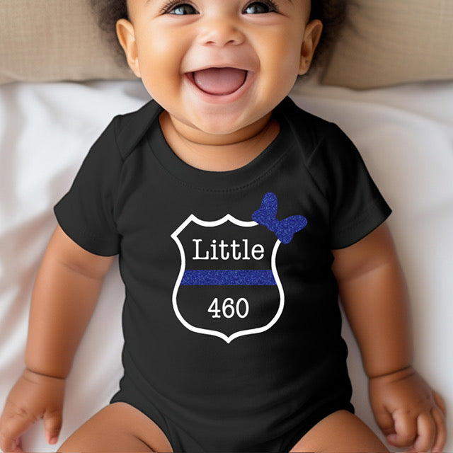 Little Police Glitter Shirt / Bodysuit