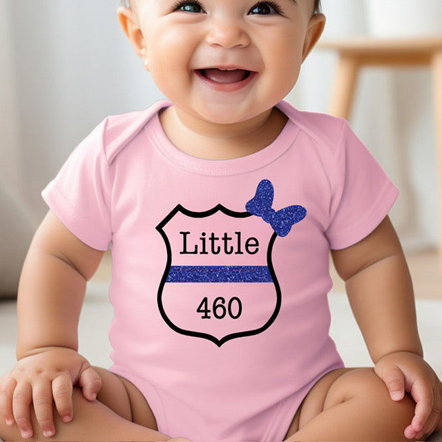 Little Police Glitter Shirt / Bodysuit