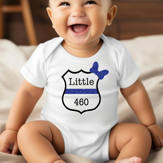 Little Police Glitter Shirt / Bodysuit